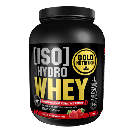 Iso Hydro Whey Capsuni, Gold Nutrition